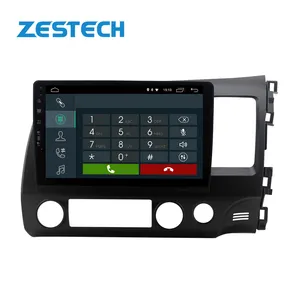 8 + 128G Android 11Car DVD OYNATICI Honda Civic için 8 FA FD 2005-2012 otomatik Stereo kafa ünitesi DSP GPS navigasyon radyo