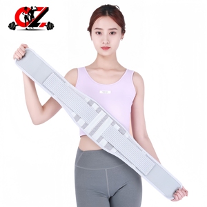 Ceinture de soutien lombaire CZFIT respirante, élastique et réglable. Il s'enroule autour de la taille et protège le dos - Product Image 1