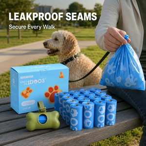 Bolsas para Desechos de Perros de PE Reciclado PCR, Directas de Fábrica, OEM/ODM, Sin Perfume, a Prueba de Fugas, para Venta al por Menor, Impresión Personalizada, Paquetes de Diferentes Grosores - Product Image 1