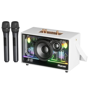 Halfsun <b>Speaker</b> 380W High Power Outdoor Karaoke Stereo With <b>Microphone</b> White - Product Image 3