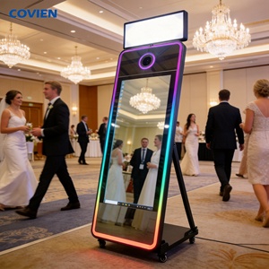 Machine Photobooth Miroir en Gros avec Écran Tactile 32 Pouces et Caméra Intégrée pour <span class=keywords><strong>Selfie</strong></span> Magique - Product Image 5
