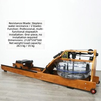 Máquina de Remo Inteligente Silenciosa de Madera Maciza con Resistencia Líquida al Agua y al Viento para Uso Doméstico y Comercial Unisex 38 kg