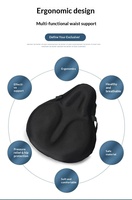 Housse de selle de vélo en silicone imperméable, douce, épaisse et confortable, adaptée aux vélos ordinaires – Offre spéciale