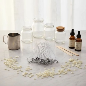 Velas de Cera de Soja 100% Natural, Venta al por Mayor, Mechas Blancas para Velas, Mechas de Algodón DIY con Base, Velas de Cera de Arena Perla, Velas DC - Product Image 3