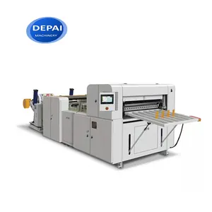 A4 A3 jumbo rollSelf Adhesive Paper Roll To Custom Size Sheets Cutting Sheeting Machine With Guillotine Type