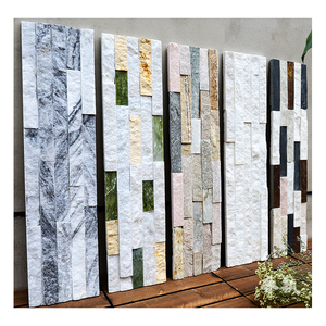 Prix de gros <span class=keywords><strong>CARIA</strong></span> HOME DECOR Carreaux de schiste naturel à face brisée modernes pour murs extérieurs, cheminées, clôtures et murs de soutènement - Product Image 1