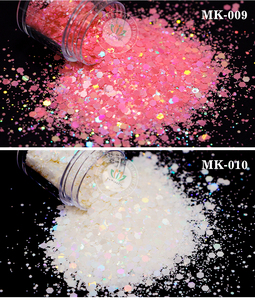Glitter Chunky resistente ai solventi Glitter Laser di dimensioni miste per animali domestici decorazione natalizia - Product Image 5