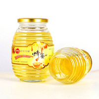 Bocal en verre vide personnalisé hermétique pour épices, aliments, cuisine, garde-manger, cornichons, confiture, miel