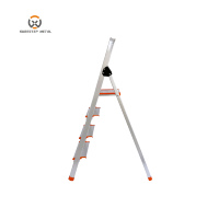 Echelle portative en aluminium de haute qualité, escalier pliable, échelle domestique avec main courante