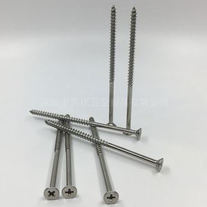 M4 M5 M6 201 Stainless Steel Flat Head Phillips Tapping Screws For Wood Metric Right Hand Grade 2 Sink Head Screw - Product Image 4