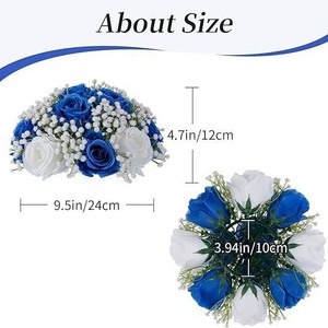 Serie de bodas transfronteriza Flores artificiales Guía Decoración Mesa Plantas falsas para sala de estar Decoración de tocadiscos - Product Image 3
