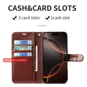 Funda Protectora para Teléfono con Cordón, Tapa Abatible de PU, Cierre Magnético, Carcasa de TPU para Samsung Galaxy S23 S24 S25 S26 Ultra S25/24/26+ A56 - Product Image 3