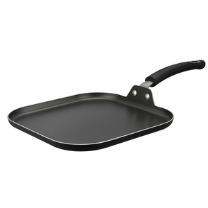 Poêle à frire carrée en aluminium de 11 pouces 28cm poêle à frire antiadhésive avec une poignée pour les rôtissoires - Product Image 3