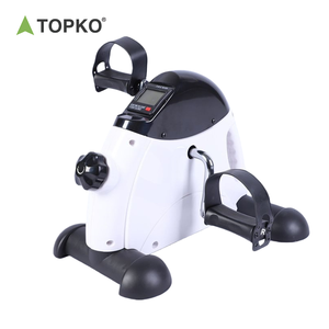 Vélo d'exercice TOPKO Mini Trainer, vélo d'exercice sous le bureau avec écran LCD, blanc - Product Image 1
