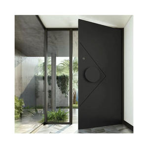 <span class=keywords><strong>Porte</strong></span> d'entrée en acier simple, ignifuge et antivol, personnalisable pour villa résidentielle, sécurité renforcée - Product Image 5