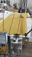 Coupe-vêtements en tissu électrique Machine de découpe de tissu de table Couteau circulaire Machine de découpe de bord de tissu à coupe droite