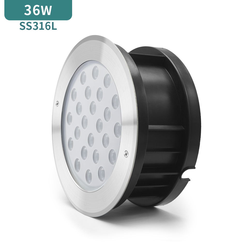 36W DC24V SS316L Recessed Led Swimming Pool Underwater Lights