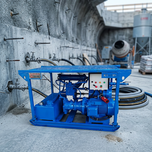 KWONGYIP Electric Hydraulic Drive System Variable Grout Pump 15KW 1450RPM Motor Adjustable Output Pressure High Concrete Pumps - Product Image 1