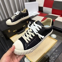 Sneakers de luxe unisexes, chaussures de marche, dessus en cuir, doublure en mesh antidérapante, chaussures sportives décontractées pour l'hiver/le printemps