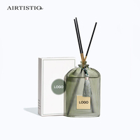 Yijia – Verre parfumé de luxe personnalisé avec logo pour diffuseur à bâtonnets, désodorisant d'intérieur unique avec texture agréable, capacité 100 ml