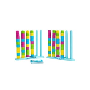 Anillos Apilables de Colores, Juguete Educativo Electrónico de Plástico para Niños Pequeños y Preescolares, Juego de Carreras y Emparejamiento para Dos Jugadores - Product Image 6