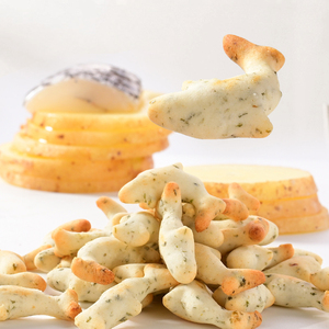 Nutrición del bebé Galleta con sabor a bacalao <span class=keywords><strong>sin</strong></span> <span class=keywords><strong>gluten</strong></span> <span class=keywords><strong>Galletas</strong></span> de harina de trigo <span class=keywords><strong>sin</strong></span> azúcar dulce crujiente duro <span class=keywords><strong>Galletas</strong></span> de oblea con patrón rectangular - Product Image 1