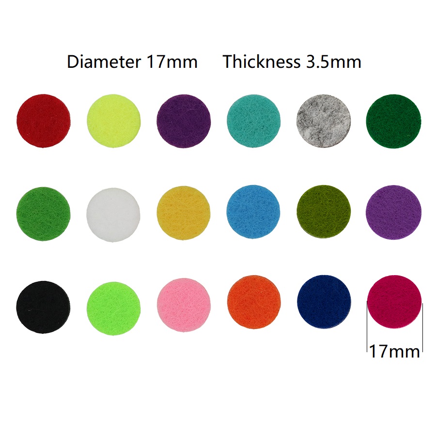 Feltrini da 17 mm, 100 pezzi/lotto