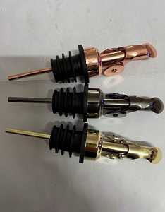 シルバーゴールドローズブラックステンレススチール自動開閉オリーブオイル注ぎ口ワイン注ぎ口 - Product Image 6