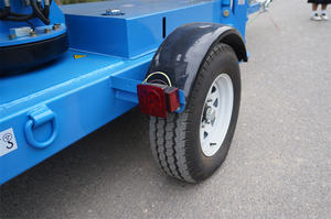 מעלית אדם מפרקית חדשה מבית Mewp סין, הנעה הידראולית מיני, 14 מטר, הנעה עצמית, כושר נשיאה 200 ק\\\"ג, פלטפורמה בהתאמה אישית - Product Image 3