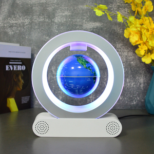 <span class=keywords><strong>Carte</strong></span> ronde du <span class=keywords><strong>monde</strong></span> globe flottant à lévitation <span class=keywords><strong>magnétique</strong></span> rotative pour décoration de bureau éducation enfants avec haut-parleur bluetooth - Product Image 4