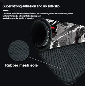 Tapis de souris de jeu en tissu et maille avec base en caoutchouc, positionnement précis, couture encastrée, antidérapant, taille personnalisable, en stock - Product Image 4