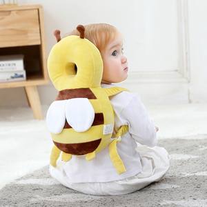 Almohadas Protectoras para <span class=keywords><strong>la</strong></span> <span class=keywords><strong>Cabeza</strong></span> de Bebés y Niños Pequeños, Transpirables, Suaves, <span class=keywords><strong>con</strong></span> Diseño de Abeja, para Evitar Caídas - Product Image 2