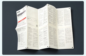 Xu hướng mới <span class=keywords><strong>2025</strong></span> tùy chỉnh in ấn tờ rơi tinh tế Doanh Nghiệp Hiện Đại Tài liệu quảng cáo Cmyk phim Màu cán bìa cứng - Product Image 4