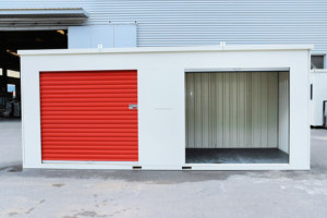 Conteneur de stockage métallique empilable et pliable, unités de stockage mobiles portables pour projets de stockage personnel et <span class=keywords><strong>d</strong></span>éménagement - Product Image 3