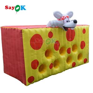 <span class=keywords><strong>Jouet</strong></span> gonflable d'obstacle de forage de trou de fromage amusant pour enfants et adultes - Product Image 1