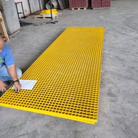 Plancher pour pigeonnier XBY Racing 38x38x25mm, grille antidérapante en FRP, panneau de grille en fibre de verre