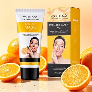 Mascarilla Facial Peel-Off de Vitamina C de Marca Privada 60g, Iluminadora, Antioxidante, Purificante, Suavizante, Anti-<span class=keywords><strong>Manchas</strong></span> Oscuras, Vegana, Logotipo Personalizado, Venta al Por Mayor - Product Image 1