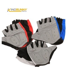 Bicicleta ciclismo medio dedo sin dedos verano a prueba <span class=keywords><strong>de</strong></span> sudor araña deportes guantes antideslizantes ciclismo guantes hombres - Product Image 6