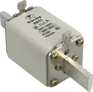 HR17 분리 스위치에 사용되는 LV HRC 세라믹 플레이트 NH3(NT3) 시리즈 퓨즈 앤 퓨즈 박스 (CE 인증)