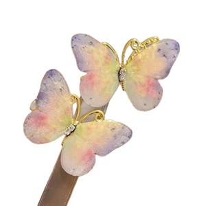 Presilhas de Cabelo Borboleta com Strass para Adolescentes e Mulheres, Presilhas de Cabelo com Glitter, Acessórios Fofos para Casamento e Volta às Aulas - Product Image 5