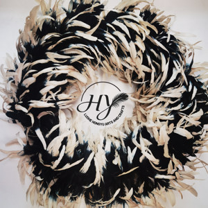 Boa de plumas de gallo con punta de color de 2 yardas al por mayor para espectáculos de burlesque, disfraces de carnaval y decoraciones de baile. - Product Image 4