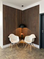 Mur acoustique décoratif en bois MDF Akupanel, lattes de bois flexibles, acoustique, hôtels, appartements, hôpitaux, écoles, entrepôts, placage