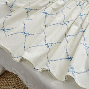 Robe douce pour filles, nouvelle collection printemps-automne, avec nœud imprimé, col Peter Pan, chemise pour enfants, <span class=keywords><strong>jupe</strong></span> à manches longues, modèle export - Product Image 4