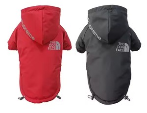 Ropa impermeable para perros, abrigo reflectante para mascotas para perros pequeños y medianos, chaquetas cálidas de lana para perros, impermeable para cachorros, traje de <span class=keywords><strong>Chihuahua</strong></span> - Product Image 6