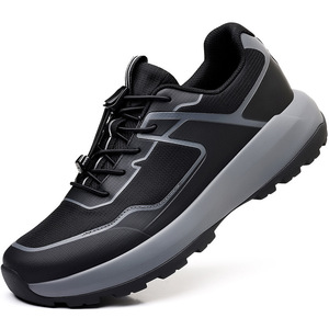 <b>Men's</b> Mesh Hiking Shoes Breathable Flat <b>Heel</b> Outdoor Sports Shoes Light Weight Comfortable Walking Shoes <b>for</b> <b>Men</b> - Product Image 4