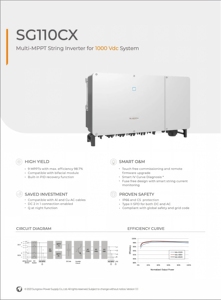 อินเวอร์เตอร์ <span class=keywords><strong>Sungrow</strong></span> 110kw คุณภาพดี ขายดีในตลาด พร้อมการรับประกันนาน - Product Image 5