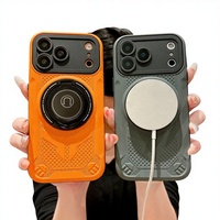 Casing Pelindung Desain Hewan Anti Jatuh dengan Dudukan Magnetik untuk 17 Pro Max & Air