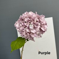 Fleur Artificielle Nouvelle Hydrangea Baroque Unique en Soie pour Mariage et Décoration Intérieure
