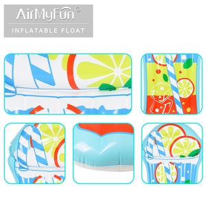 Trà chanh biển bơi vòng Hồ bơi bơm hơi nổi hồ bơi Đồ chơi hồ bơi nổi cho người lớn bơm hơi - Product Image 4