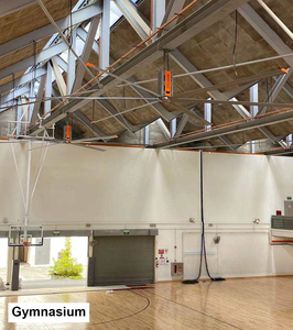 Ventilador de Techo Industrial HVLS RTFANS de 18-24 pies de Diámetro con Aspas de Aleación de Aluminio para Ventilación de Granjas Lecheras, Gimnasios y Garajes - Product Image 3